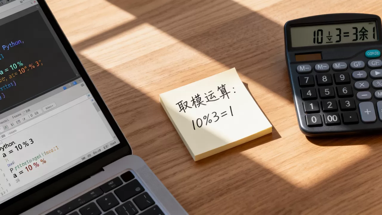 Python取模运算%怎么用？python取余数怎么算