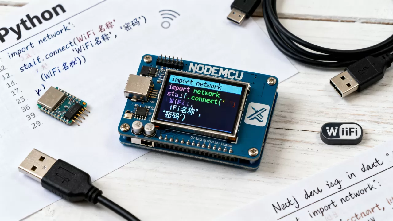 Python NodeMCU如何开发？NodeMCU连接WiFi教程