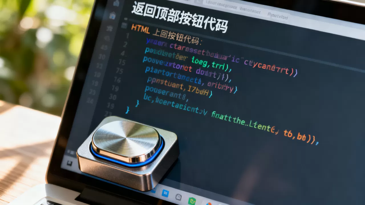 返回顶部代码html怎么用，网页制作返回顶部按钮代码