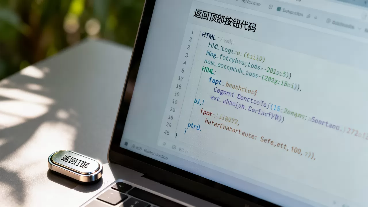 返回顶部代码html怎么用，网页制作返回顶部按钮代码