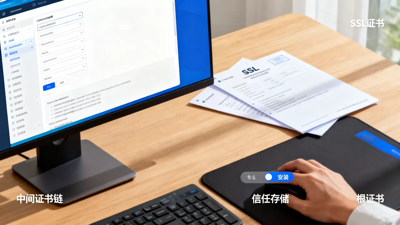 SSL证书中间证书不信任怎么处理?如何正确安装中间证书 SSL证书中间证书不信任怎么处理?如何正确安装中间证书