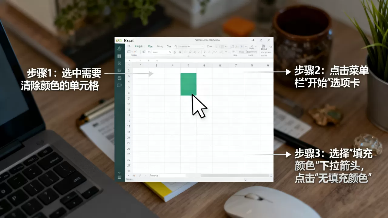 Excel怎么去掉颜色?如何批量清除单元格填充色 Excel怎么去掉颜色?如何批量清除单元格填充色