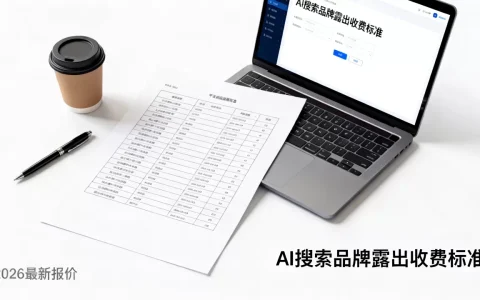 AI搜索品牌露出怎么收费？2026最新报价标准