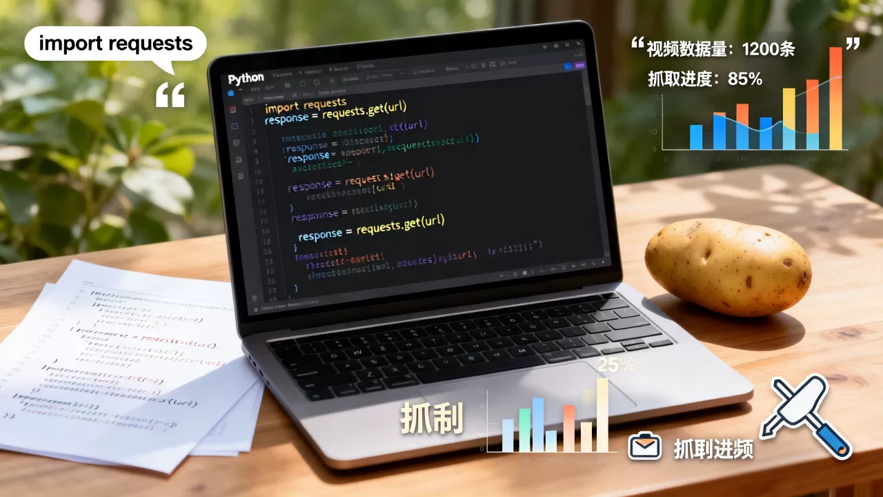 Python土豆是什么？Python爬虫爬取土豆视频数据