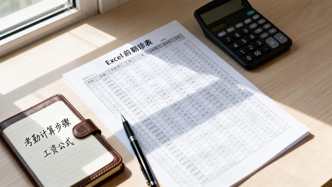 Excel考勤怎么算最快?Excel考勤表自动计算工资公式 Excel考勤怎么算最快?Excel考勤表自动计算工资公式