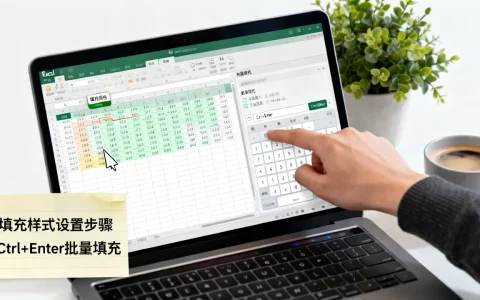 Excel填充样式怎么设置？excel批量填充颜色快捷键