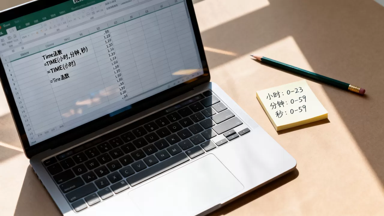 excel time函数怎么用？excel time函数参数详解