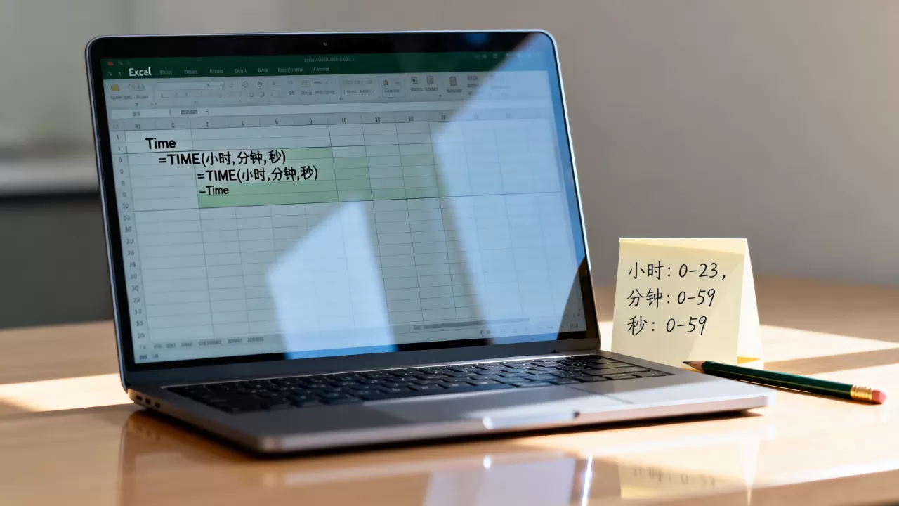 excel time函数怎么用？excel time函数参数详解