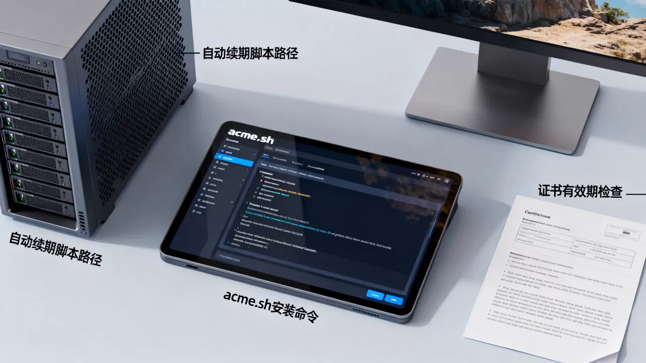 SSL证书如何自动续期？acme.sh自动续期配置教程