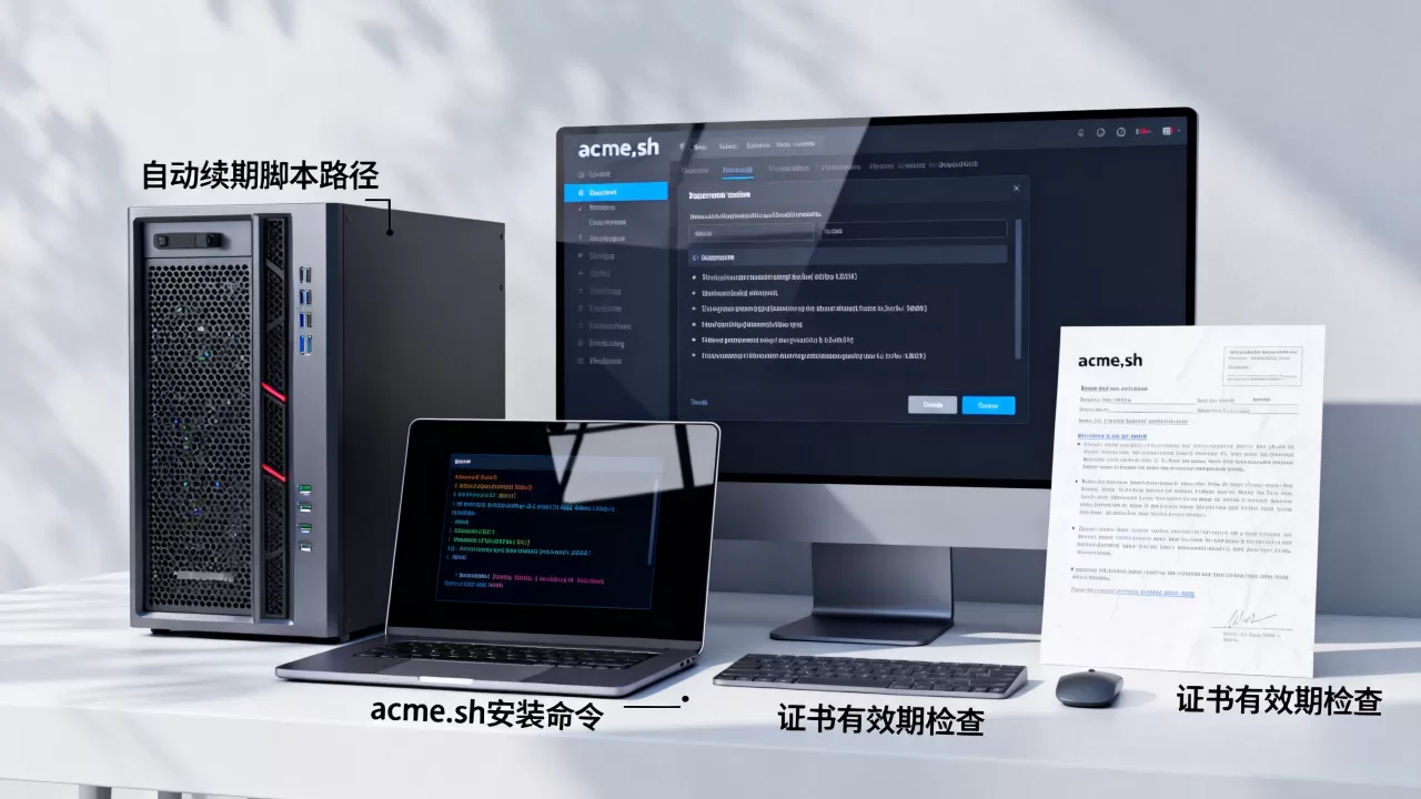 SSL证书如何自动续期？acme.sh自动续期配置教程