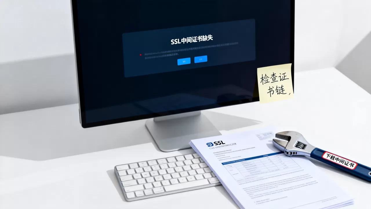 SSL证书中间证书错误怎么修复?中间证书缺失导致网站无法访问 SSL证书中间证书错误怎么修复?中间证书缺失导致网站无法访问