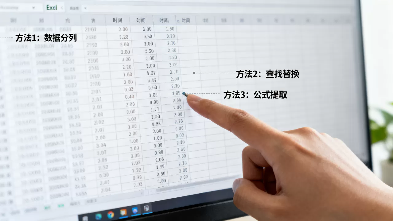 如何在Excel中快速删除时间？excel删除时间戳的3种方法