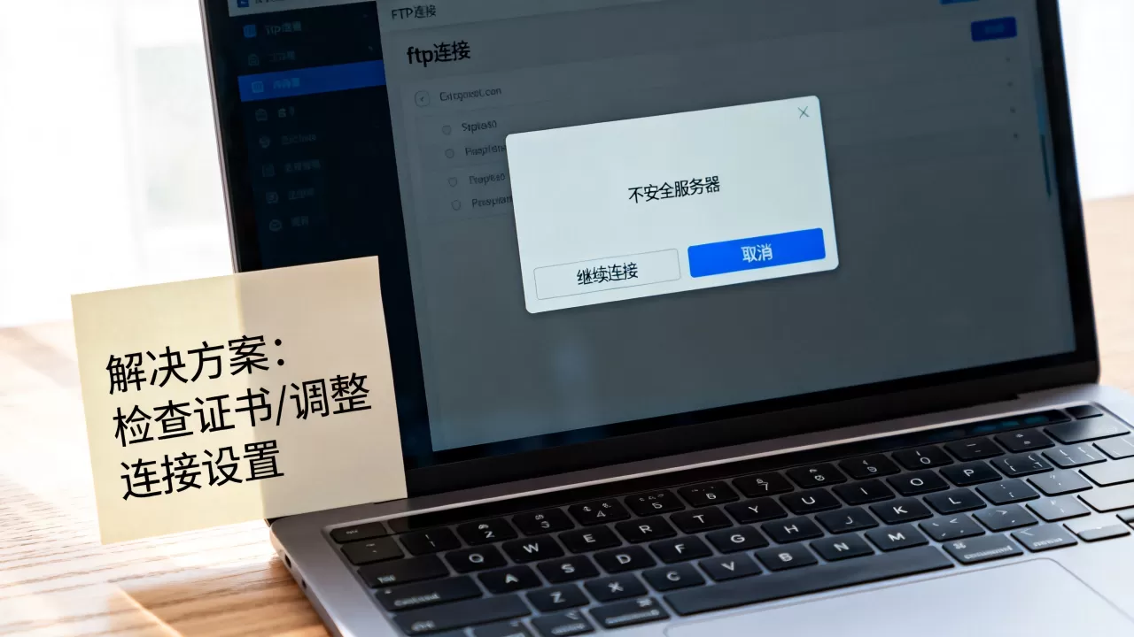 ftp连接提示不安全服务器怎么办？ftp连接不安全怎么解决