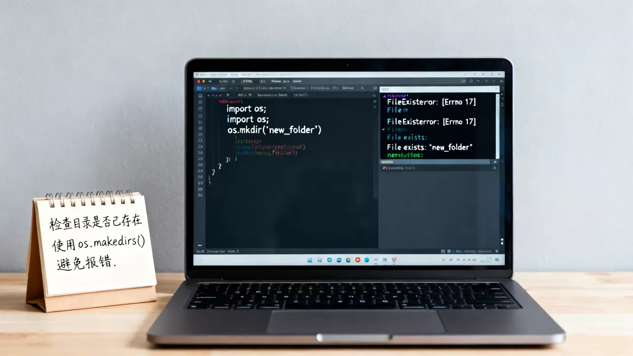 Python mkdir创建文件夹报错怎么办?python创建目录失败解决方法 Python mkdir创建文件夹报错怎么办?python创建目录失败解决方法