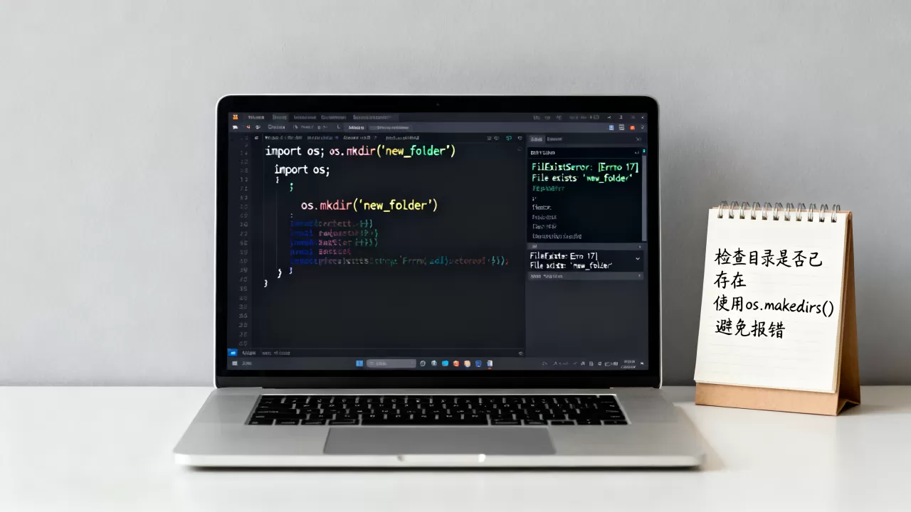 Python mkdir创建文件夹报错怎么办?python创建目录失败解决方法 Python mkdir创建文件夹报错怎么办?python创建目录失败解决方法