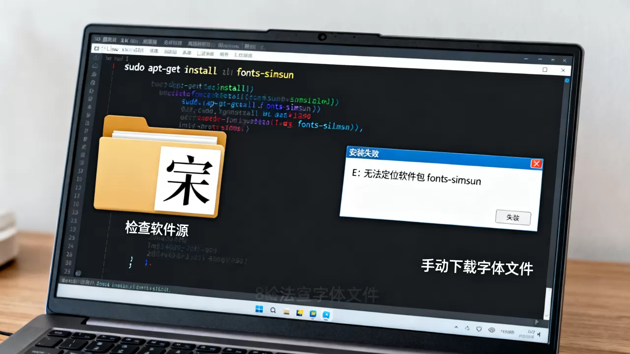 linux系统如何安装宋体?linux安装字体失败解决方法 linux系统如何安装宋体?linux安装字体失败解决方法