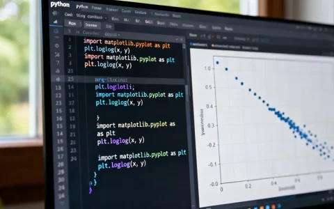 python中loglog怎么画？python双对数坐标绘图方法