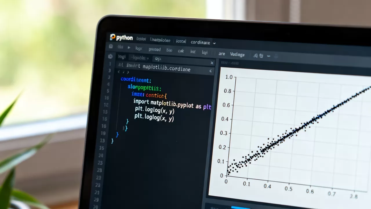 python中loglog怎么画？python双对数坐标绘图方法