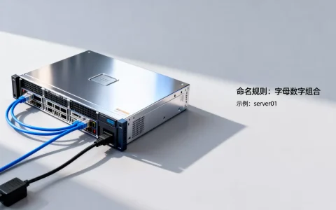服务器主机名怎么命名？主机名命名规则详解