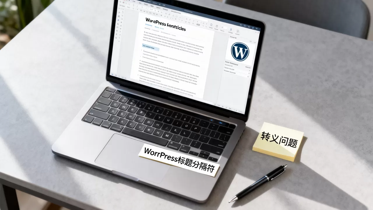 WordPress文章标题分隔符为何变成?WordPress标题转义问题怎么解决 WordPress文章标题分隔符为何变成?WordPress标题转义问题怎么解决