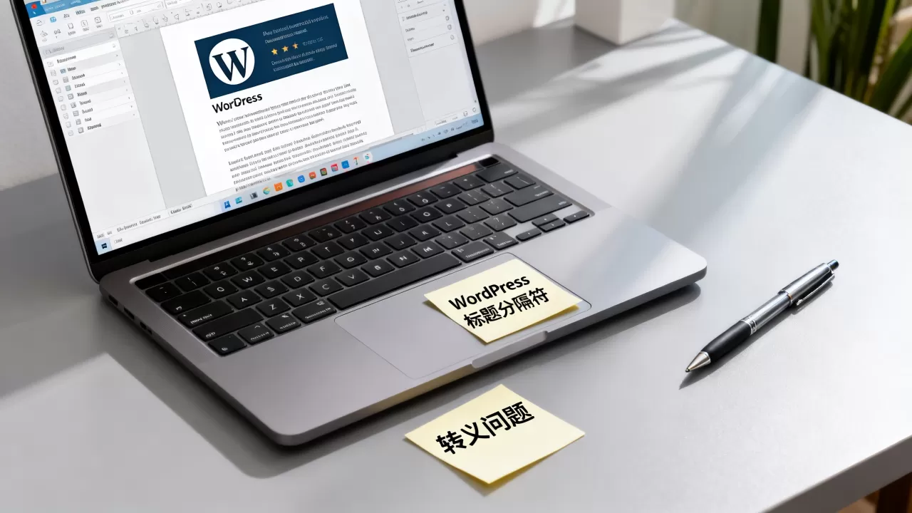 WordPress文章标题分隔符为何变成?WordPress标题转义问题怎么解决 WordPress文章标题分隔符为何变成?WordPress标题转义问题怎么解决