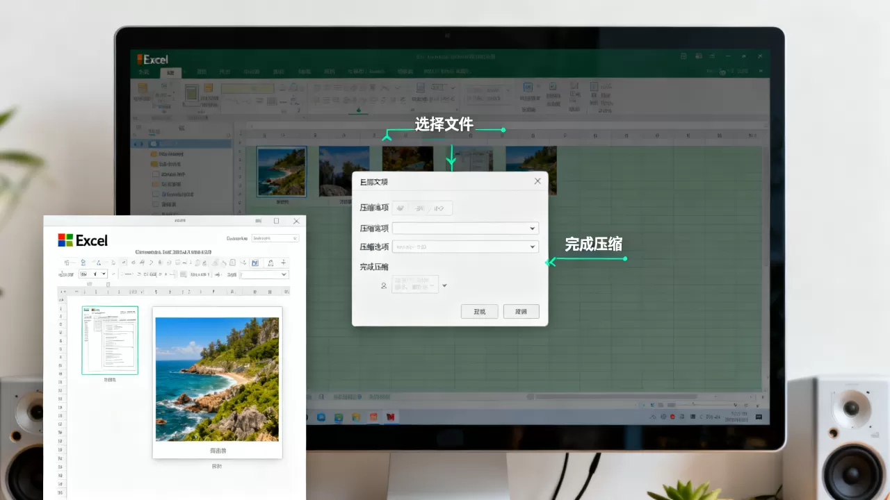 Excel怎样压缩文件?Excel压缩图片方法 Excel怎样压缩文件?Excel压缩图片方法