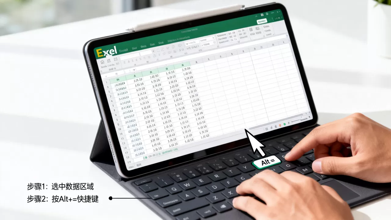 Excel如何批量加数?excel批量求和快捷键 Excel如何批量加数?excel批量求和快捷键