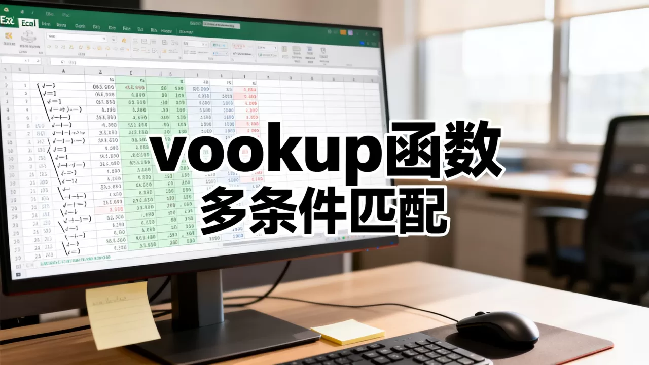 vlookup函数怎么用？vlookup多条件匹配
