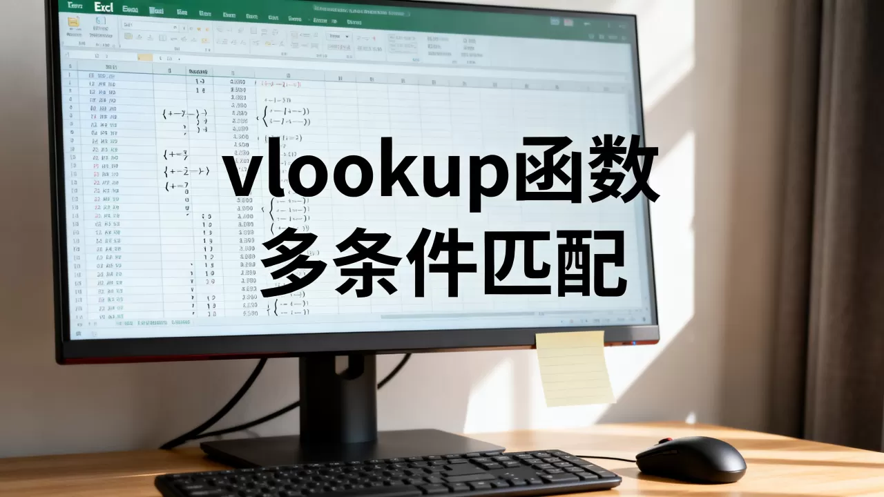 vlookup函数怎么用？vlookup多条件匹配