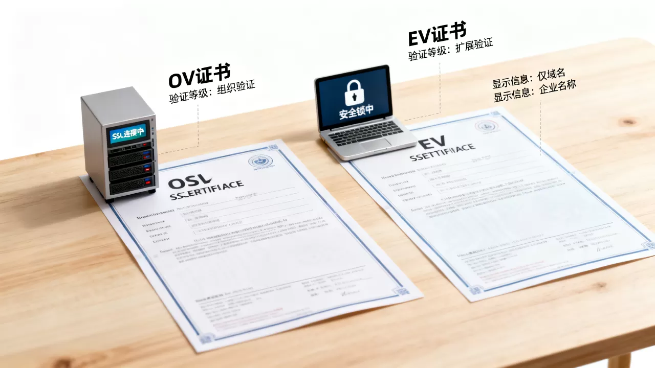 SSL证书OV和EV有什么区别?ssl证书ov和ev区别详解 SSL证书OV和EV有什么区别?ssl证书ov和ev区别详解