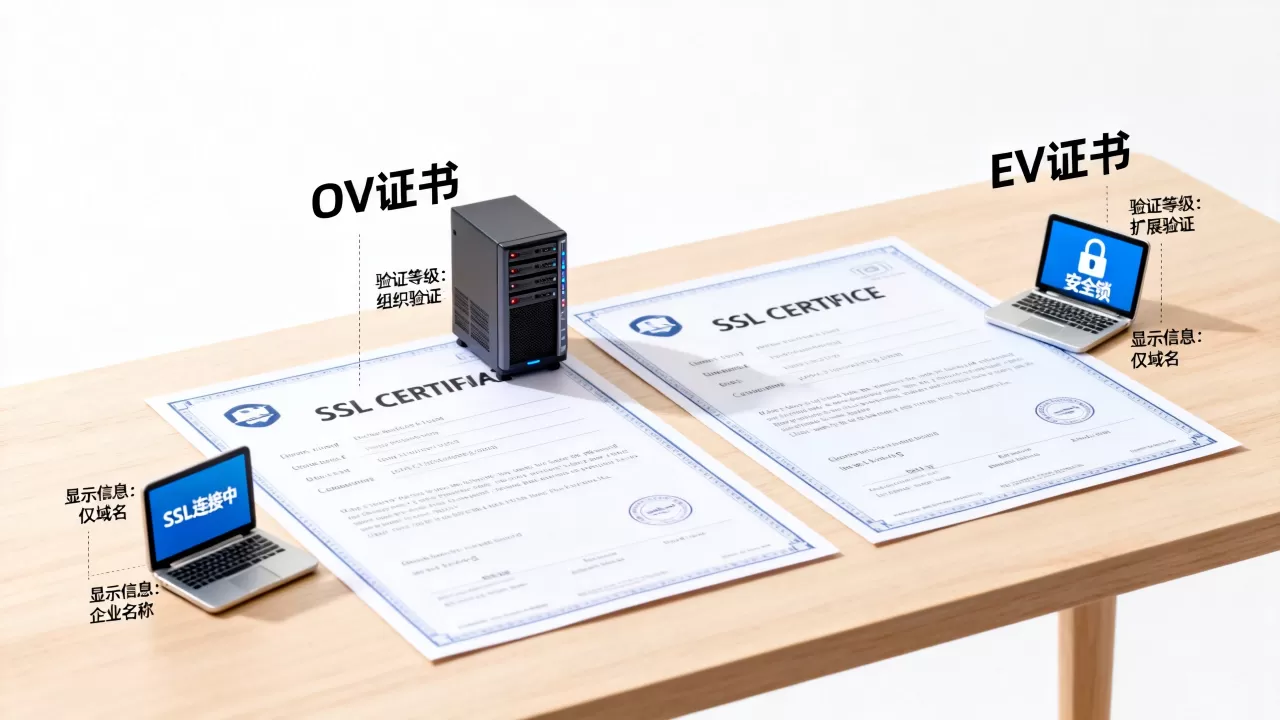 SSL证书OV和EV有什么区别?ssl证书ov和ev区别详解 SSL证书OV和EV有什么区别?ssl证书ov和ev区别详解