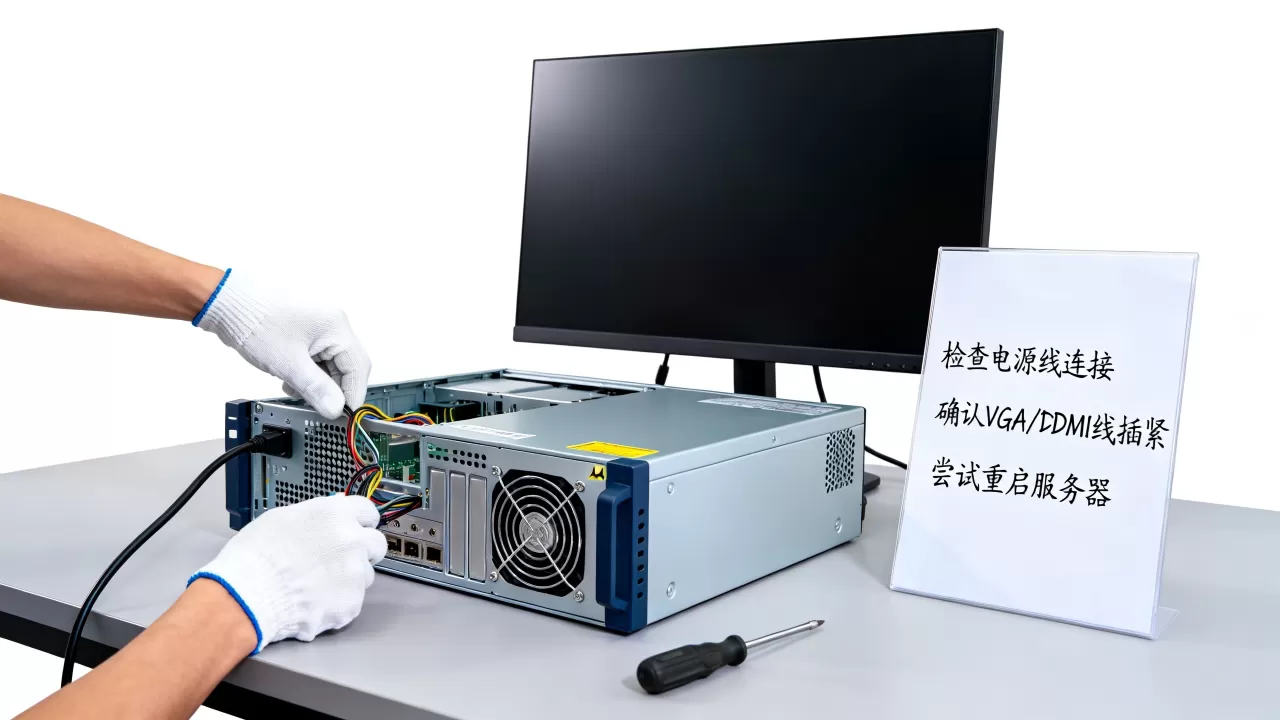 服务器主机显示屏不亮怎么办?服务器主机显示屏黑屏解决方法 服务器主机显示屏不亮怎么办?服务器主机显示屏黑屏解决方法