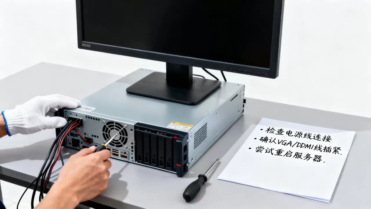 服务器主机显示屏不亮怎么办?服务器主机显示屏黑屏解决方法 服务器主机显示屏不亮怎么办?服务器主机显示屏黑屏解决方法