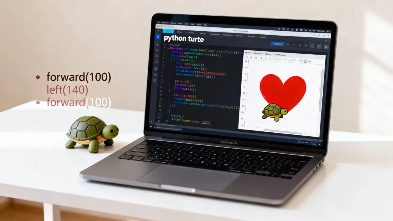python turtle怎么画爱心?python turtle海龟绘图入门教程 python turtle怎么画爱心?python turtle海龟绘图入门教程