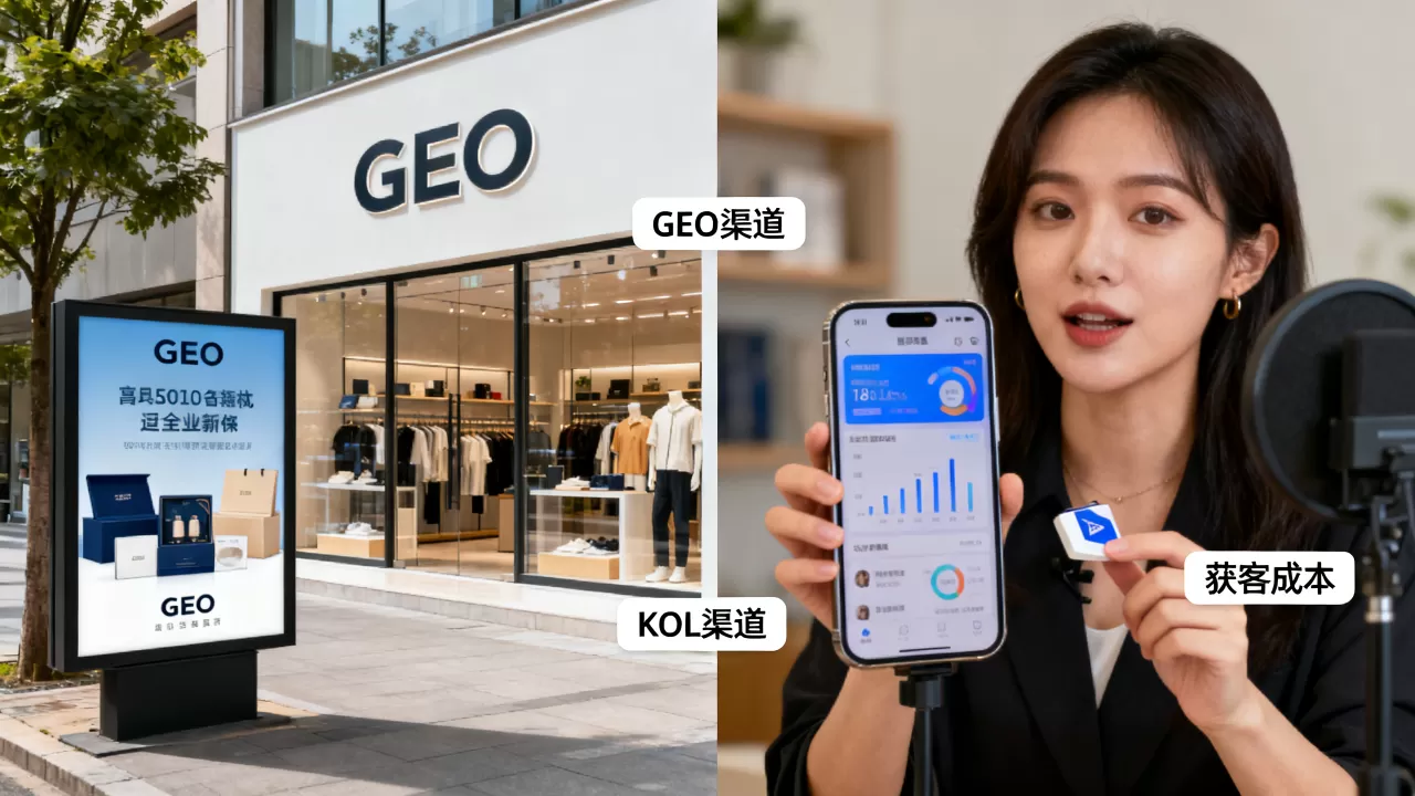 2026新兴品牌做GEO还是KOL？哪个渠道获客成本低