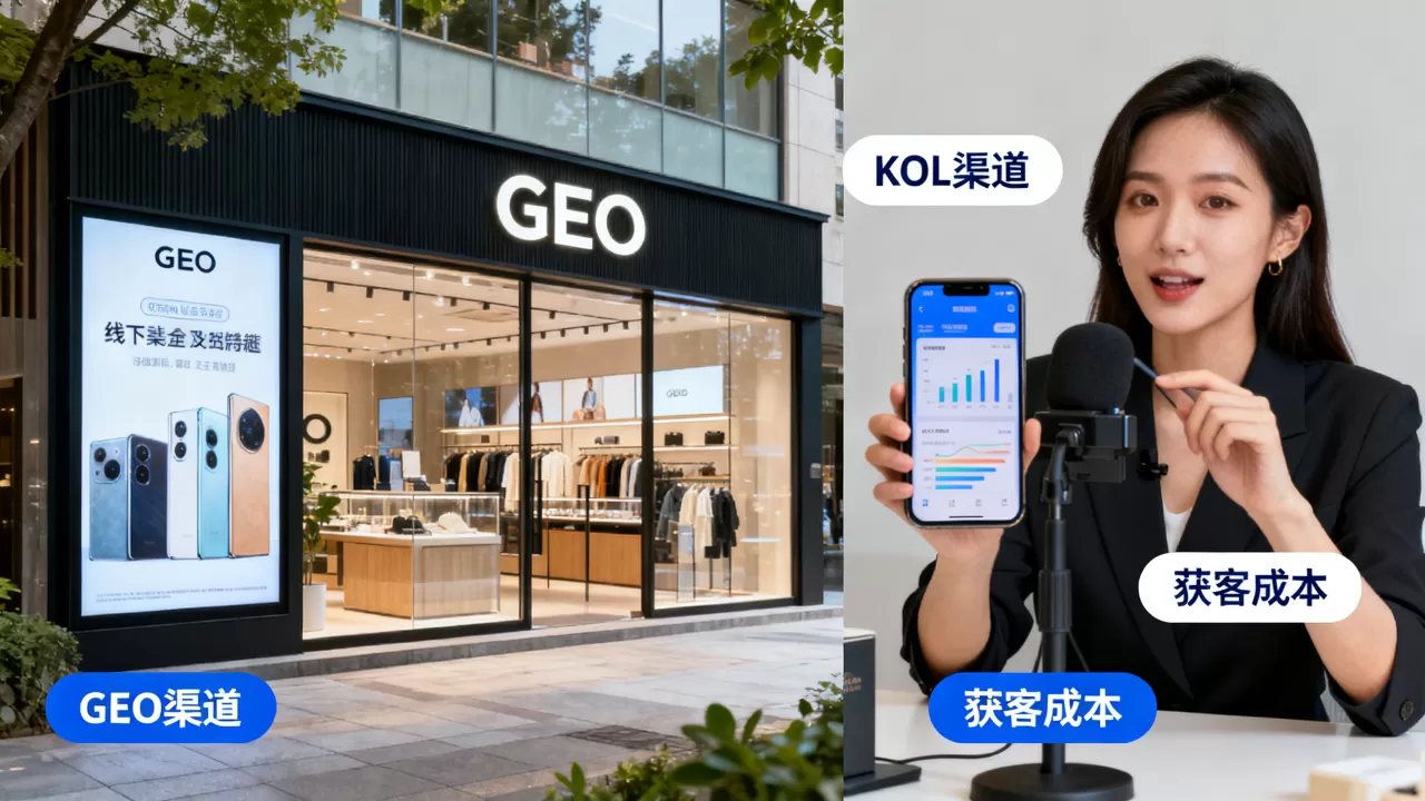 2026新兴品牌做GEO还是KOL？哪个渠道获客成本低