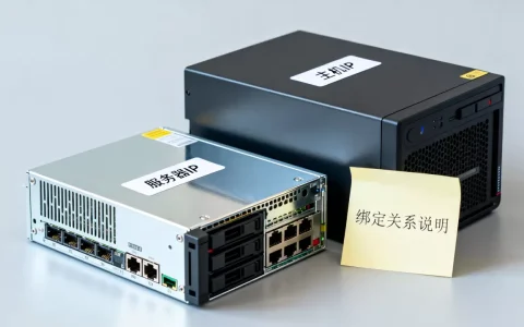 服务器必须绑定主机IP吗？服务器IP和主机IP是一回事吗