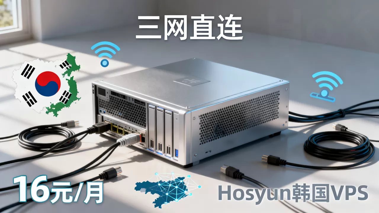 Hostyun韩国VPS低至16元/月值得买吗,韩国vps三网直连推荐 Hostyun韩国VPS低至16元/月值得买吗,韩国vps三网直连推荐