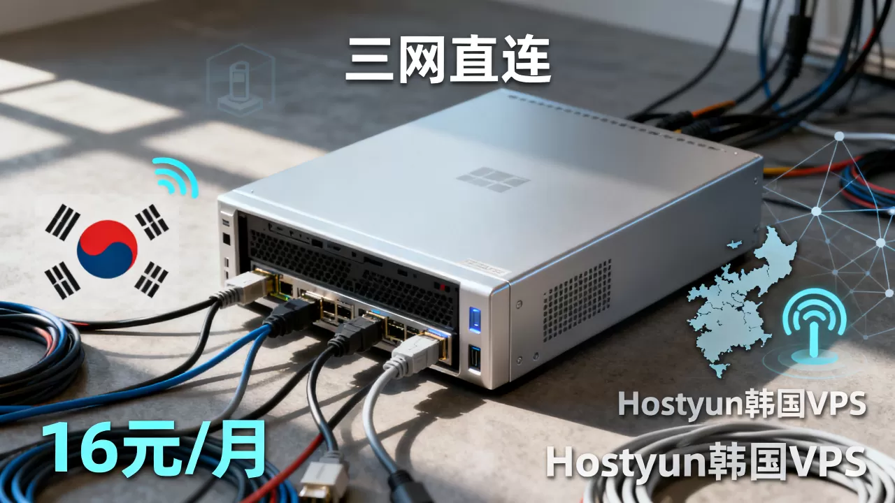 Hostyun韩国VPS低至16元/月值得买吗,韩国vps三网直连推荐 Hostyun韩国VPS低至16元/月值得买吗,韩国vps三网直连推荐