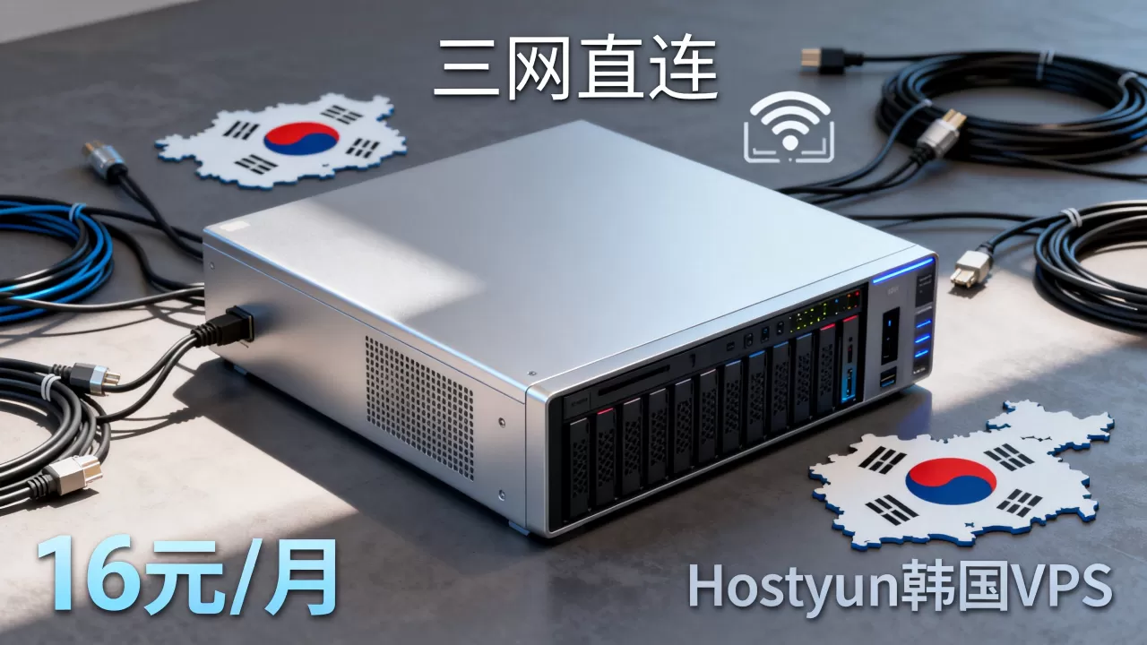 Hostyun韩国VPS低至16元/月值得买吗,韩国vps三网直连推荐 Hostyun韩国VPS低至16元/月值得买吗,韩国vps三网直连推荐