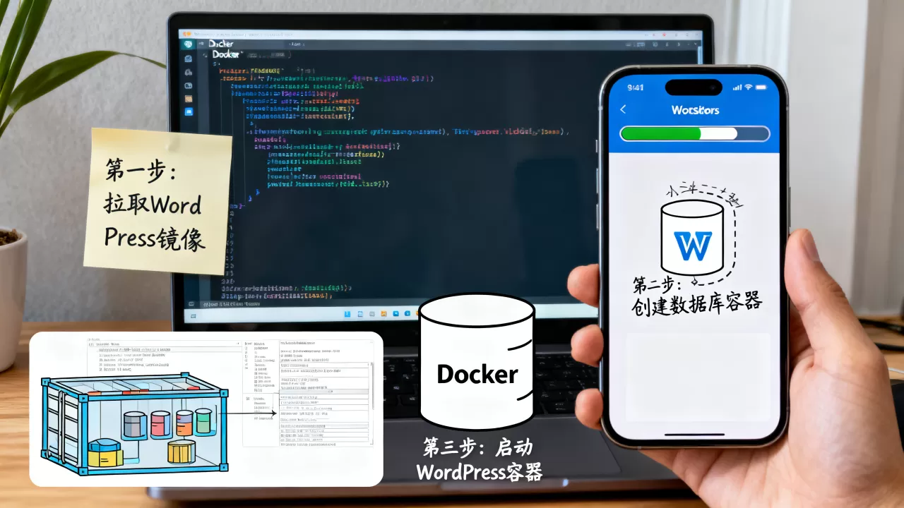 Docker怎么安装WordPress?docker部署wordpress详细步骤 Docker怎么安装WordPress?docker部署wordpress详细步骤