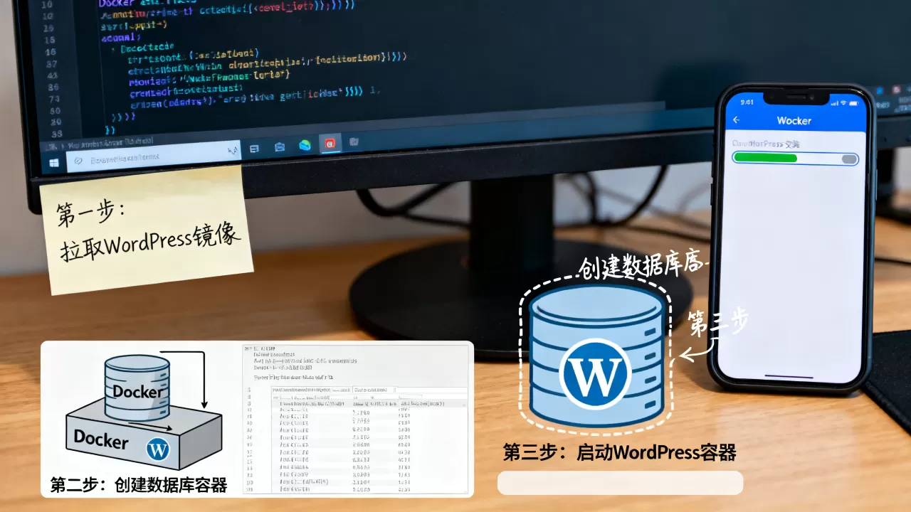 Docker怎么安装WordPress?docker部署wordpress详细步骤 Docker怎么安装WordPress?docker部署wordpress详细步骤