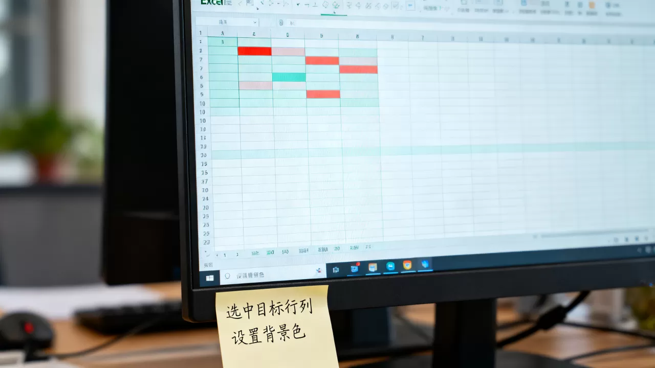 Excel行列变色怎么设置?excel表格怎么给指定行列添加背景色 Excel行列变色怎么设置?excel表格怎么给指定行列添加背景色