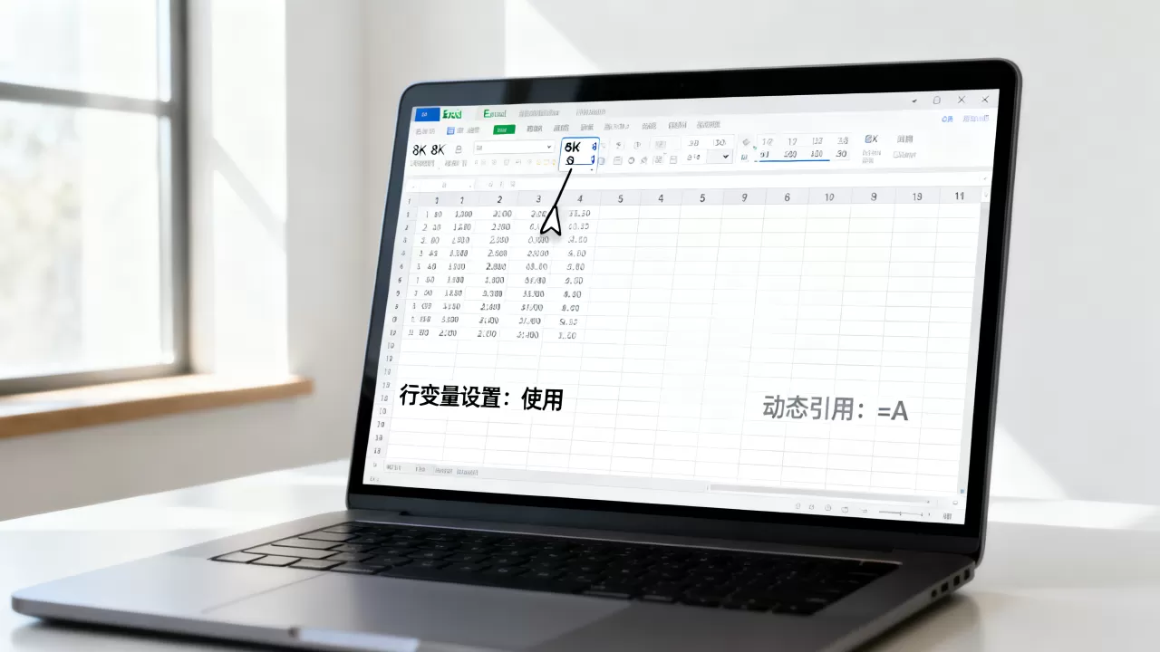 excel行变量怎么设置?excel表格行号如何动态引用 excel行变量怎么设置?excel表格行号如何动态引用
