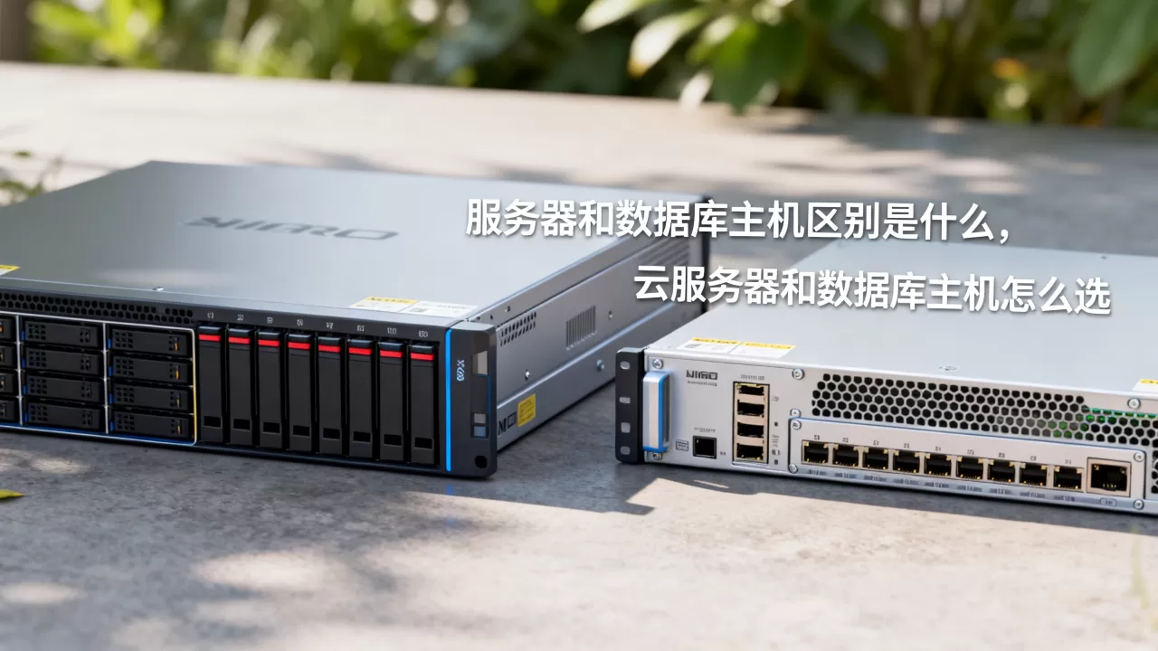 服务器和数据库主机区别是什么，云服务器和数据库主机怎么选