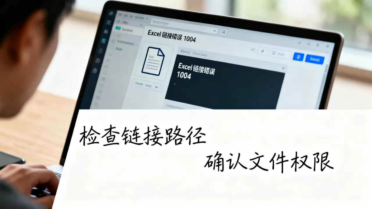 Excel链接报错怎么解决?Excel链接错误代码1004 Excel链接报错怎么解决?Excel链接错误代码1004