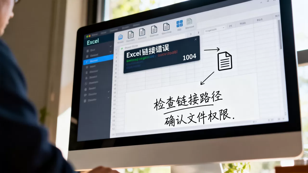 Excel链接报错怎么解决?Excel链接错误代码1004 Excel链接报错怎么解决?Excel链接错误代码1004
