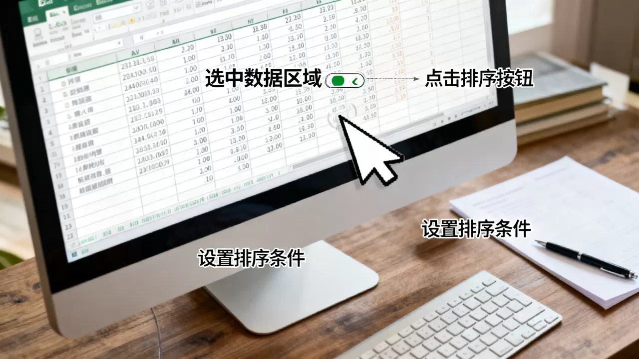 Excel整行排序怎么操作?excel表格多列数据如何同时排序 Excel整行排序怎么操作?excel表格多列数据如何同时排序