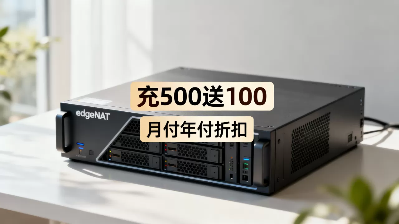 edgeNAT最新促销充500送100是真的吗？韩国独立服务器月付年付折扣力度大吗