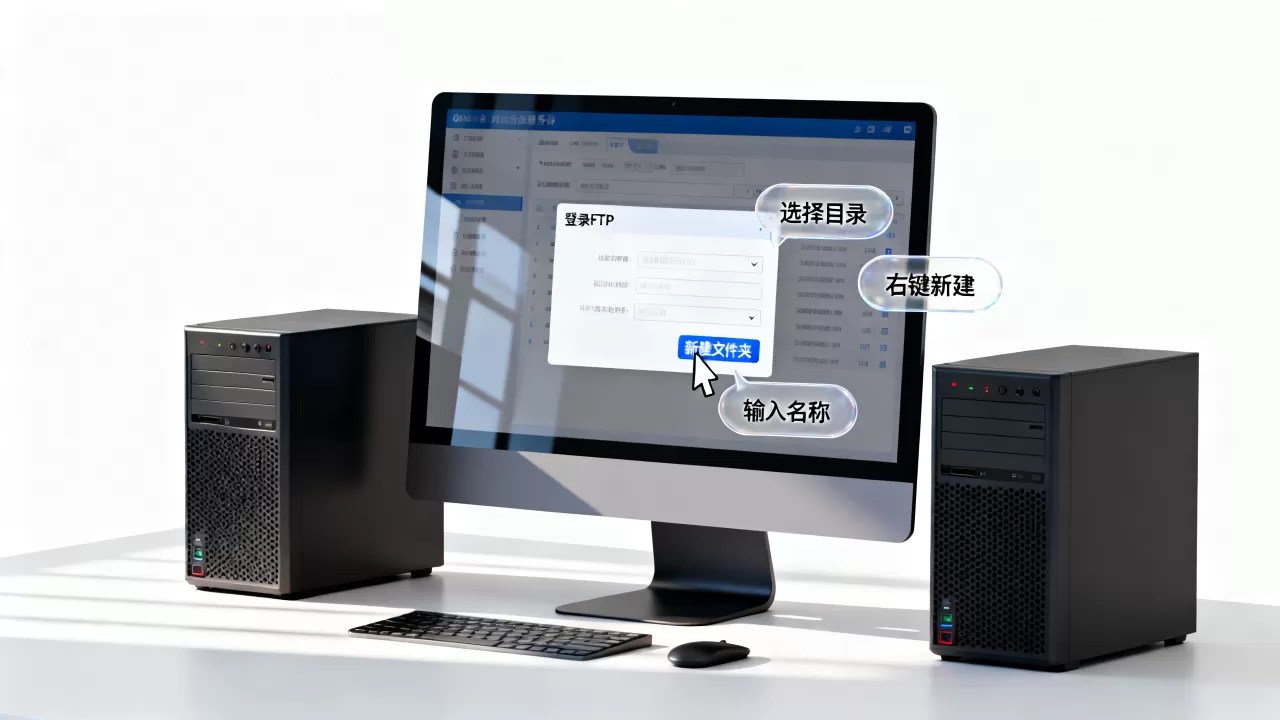 FTP服务器上怎么创建文件夹？ftp服务器新建目录方法